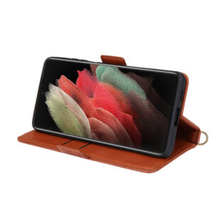 Leather Case With Card Holder For Samsung S22 21 20 Note 20 SG608 ...