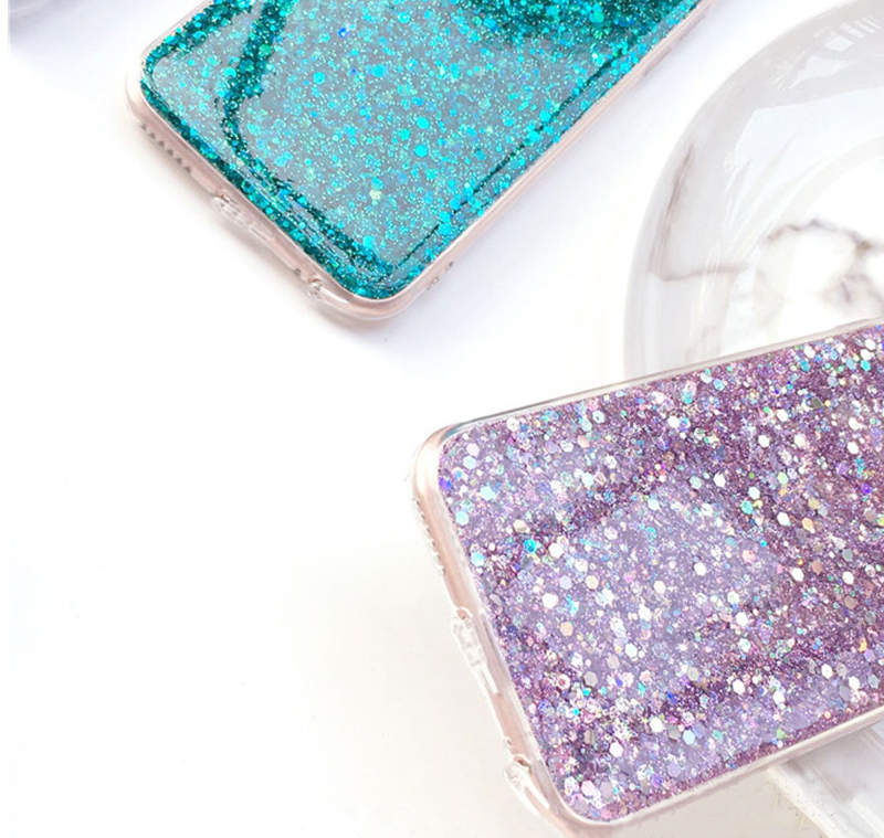 Perfect Glitter iPhone X 8 7 6 6S Plus Silicone Case IPS706 | Cheap ...
